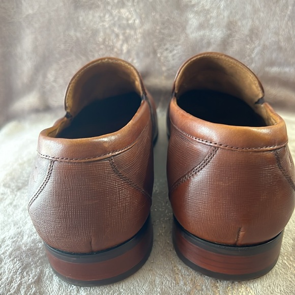 Florsheim Leather Upper Slip On Moccasins - Picture 6 of 9